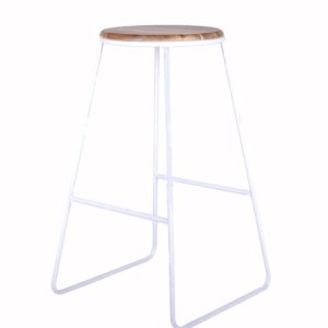White Bar Stool