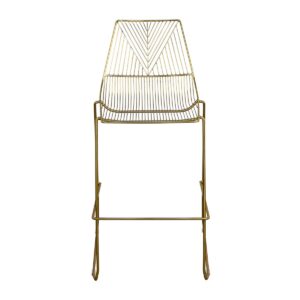 Gold Wire Stool