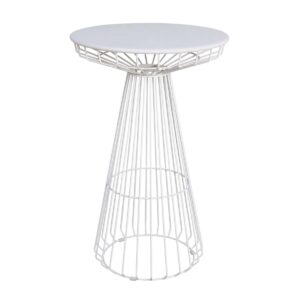 White Wire Cocktail Table