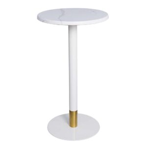 White Marble Top Cocktail Table