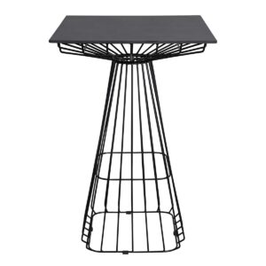 Black Square Top Cocktail Table