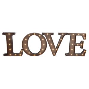 Rustic LOVE letters