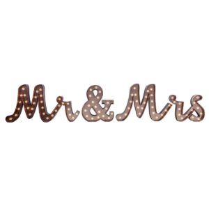 Rustic Mr & Mrs (cursive)