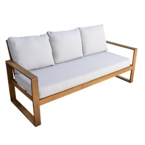 Three Seater Wooden Lounge