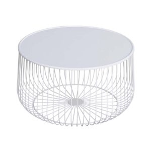 White Wire Coffee Table